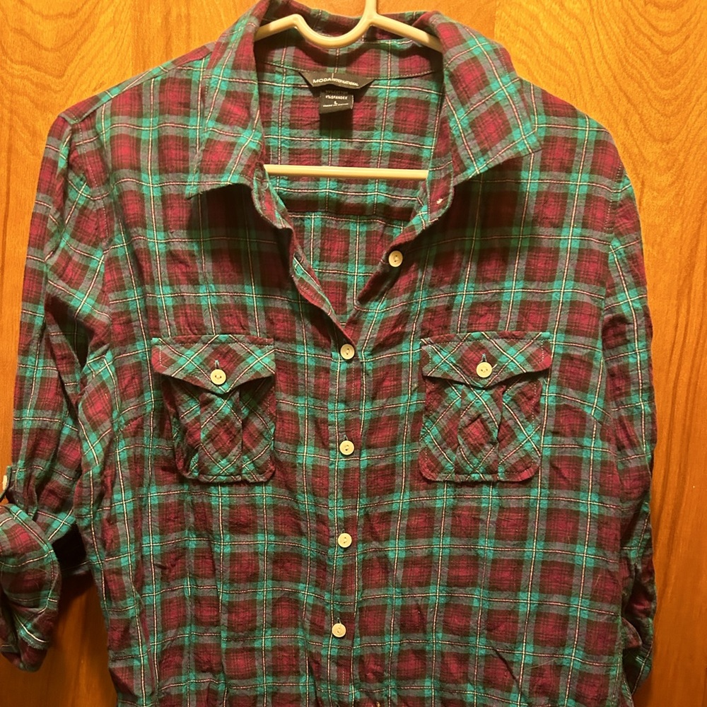 Moda International Flannel Shirt L